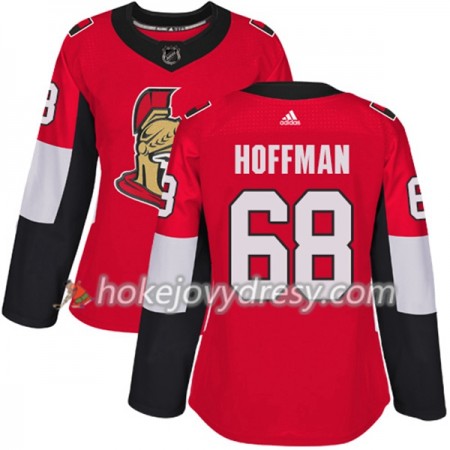 Dámské Hokejový Dres Ottawa Senators Mike Hoffman 68 Červená 2017-2018 Adidas Authentic